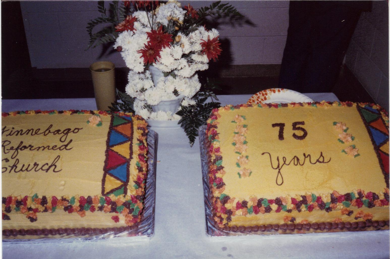 70th anniversary cake